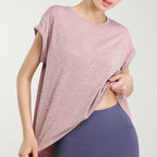 Mana Basic Short-sleeved loose sports T-shirt 2068