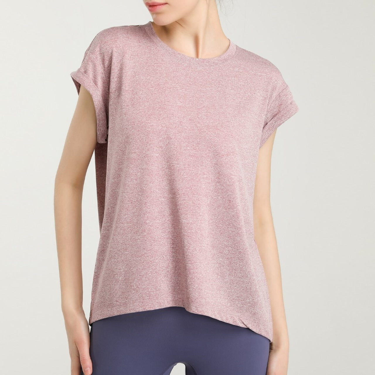 Mana Basic Short-sleeved loose sports T-shirt 2068