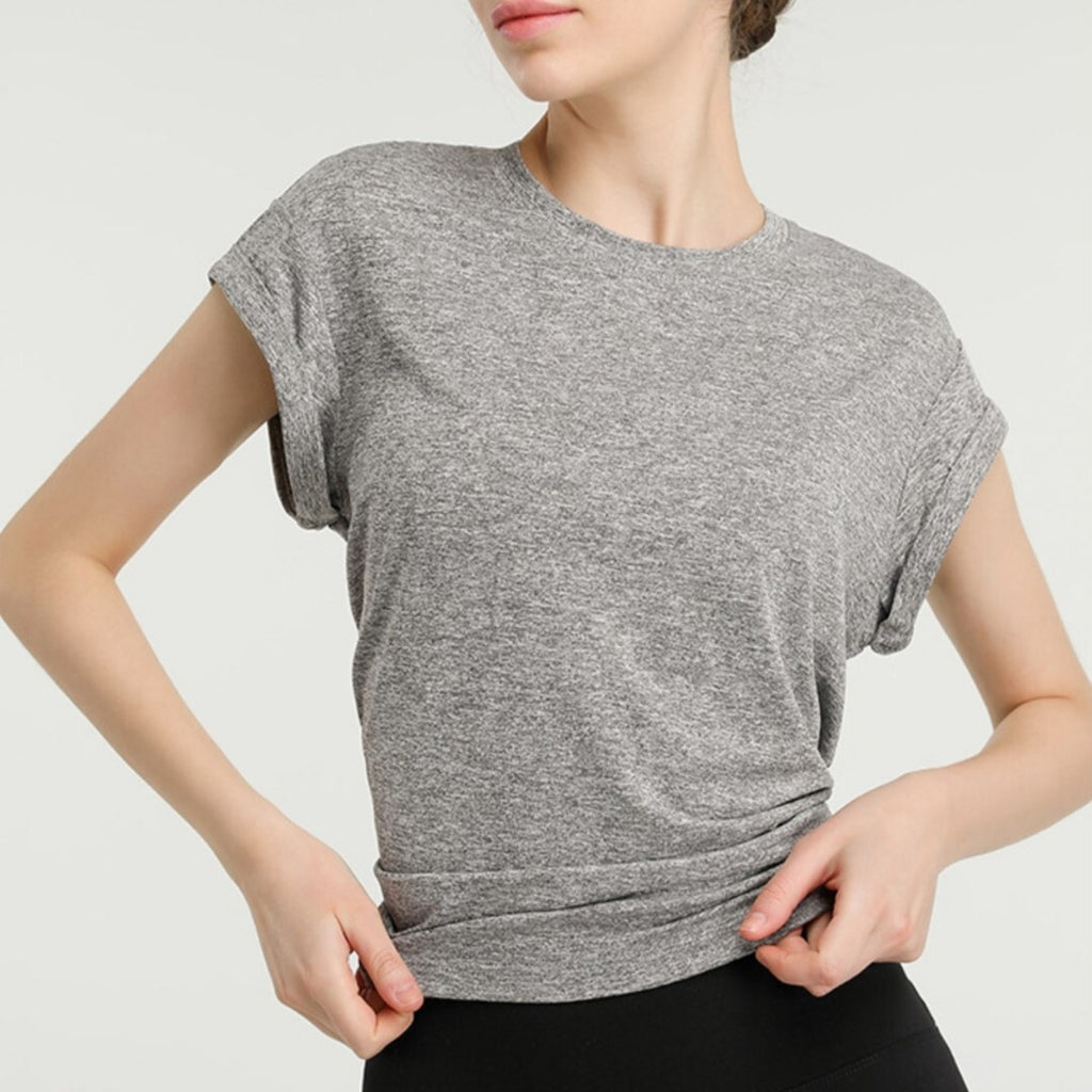 Mana Basic Short-sleeved loose sports T-shirt 2068