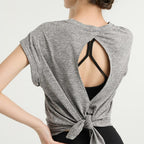 Mana Basic Short-sleeved loose sports T-shirt 2068