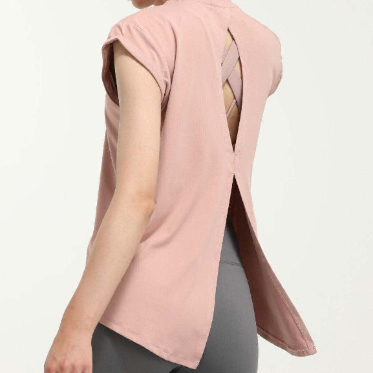 Mana Basic Short-sleeved loose sports T-shirt 2068