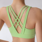 Mana Basic double cross simple bra top 2170