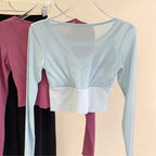Mana Muse 2 piece style mesh long sleeve tops 2215