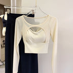 Mana Muse 2 piece style mesh long sleeve tops 2215