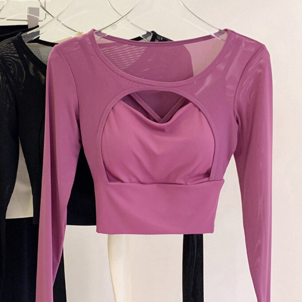 Mana Muse 2 piece style mesh long sleeve tops 2215