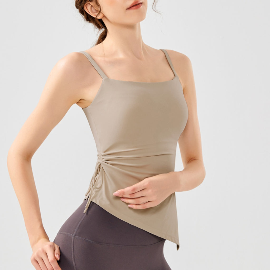 Mana Muse Yoga Fitness Elegant Tops 2241
