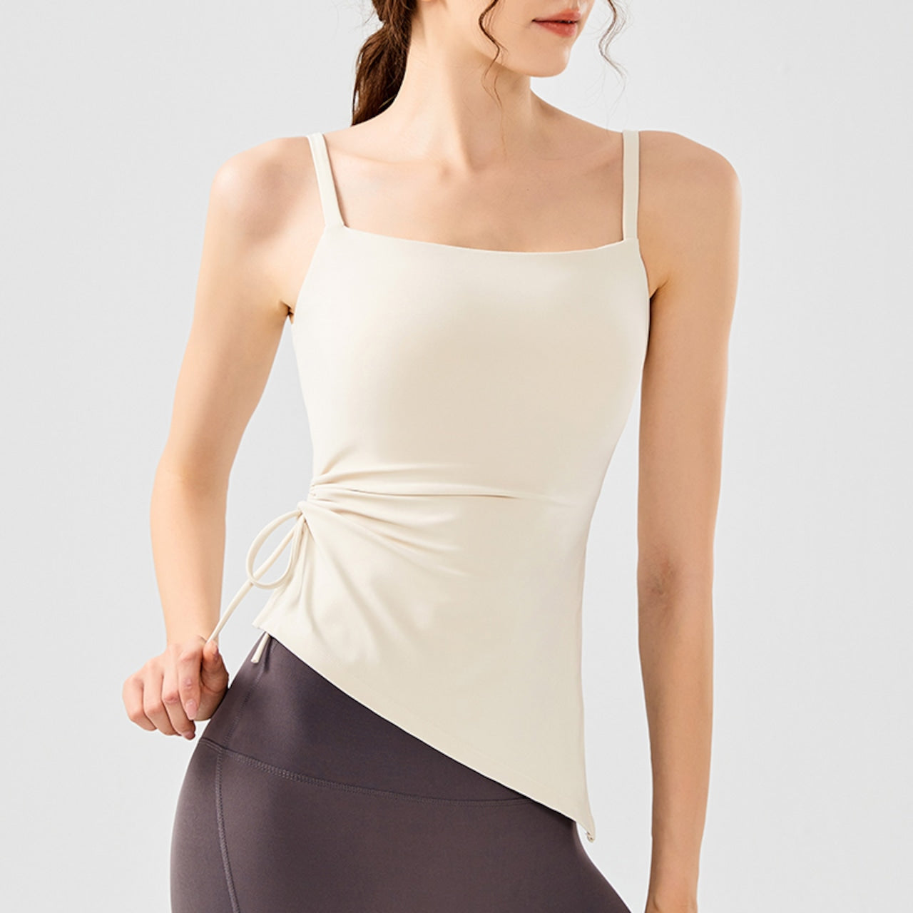 Mana Muse Yoga Fitness Elegant Tops 2241