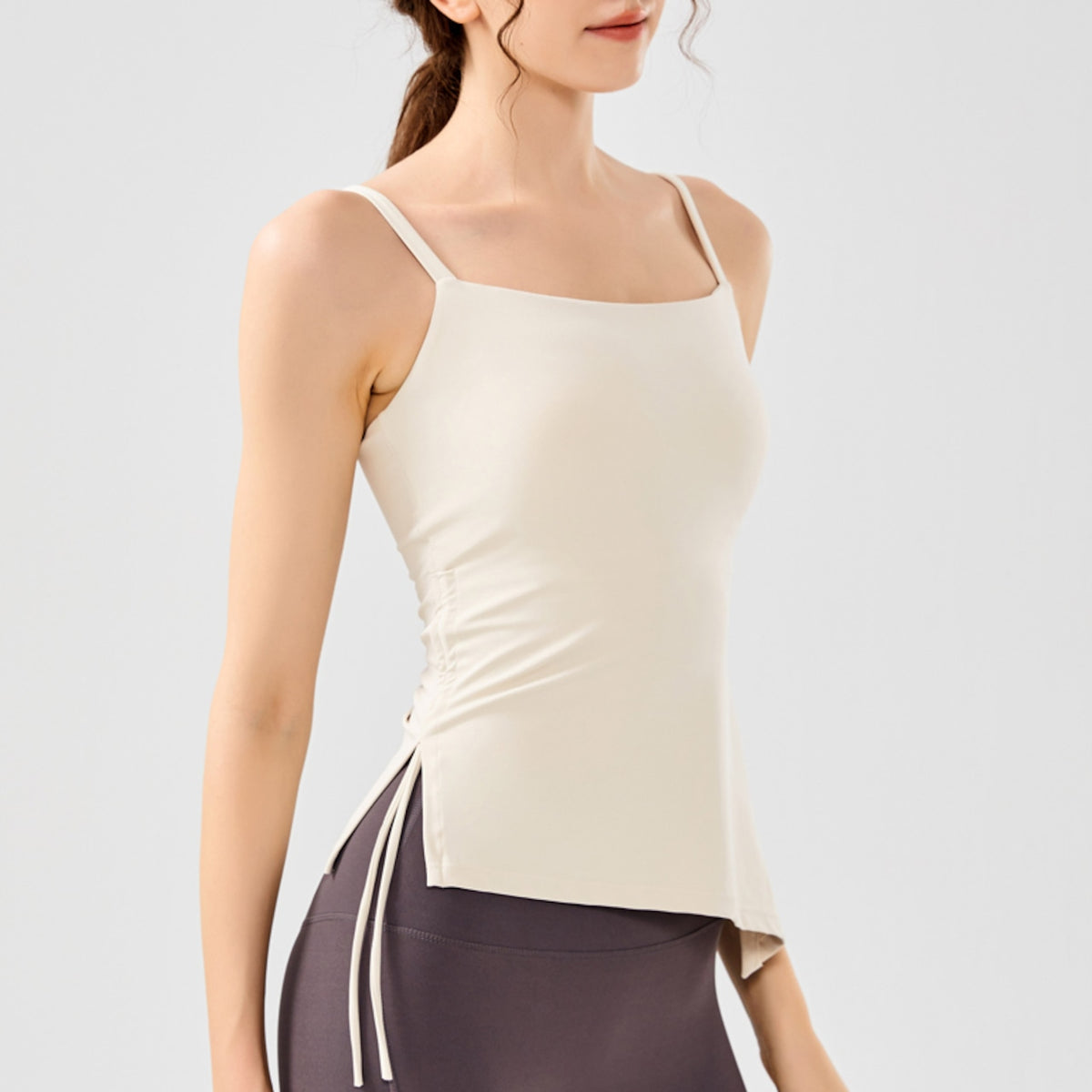 Mana Muse Yoga Fitness Elegant Tops 2241