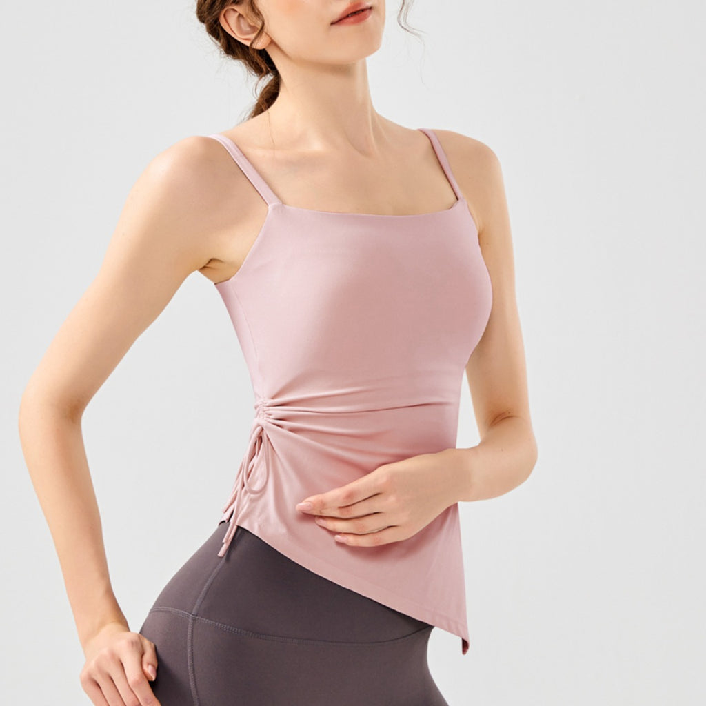 Mana Muse Yoga Fitness Elegant Tops 2241