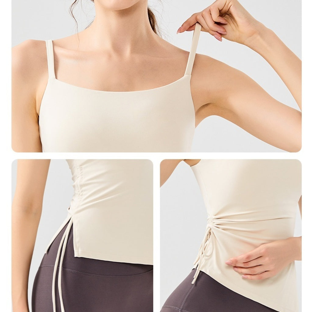 Mana Muse Yoga Fitness Elegant Tops 2241