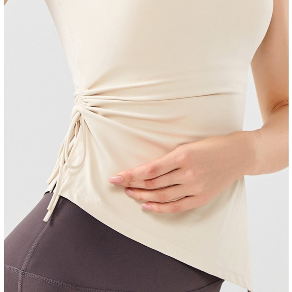 Mana Muse Yoga Fitness Elegant Tops 2241