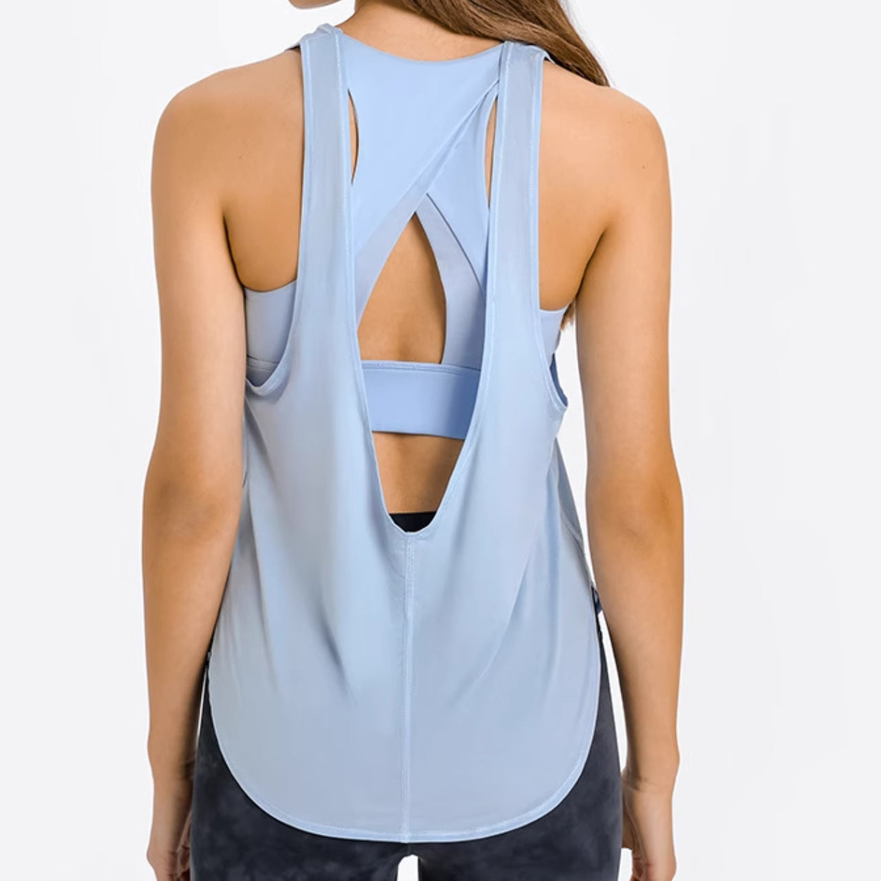 Mana Basic beautiful back tops wear 2256