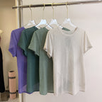 Mana Basic Loose cross back T-shirt 2266