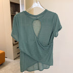 Mana Basic Loose cross back T-shirt 2266