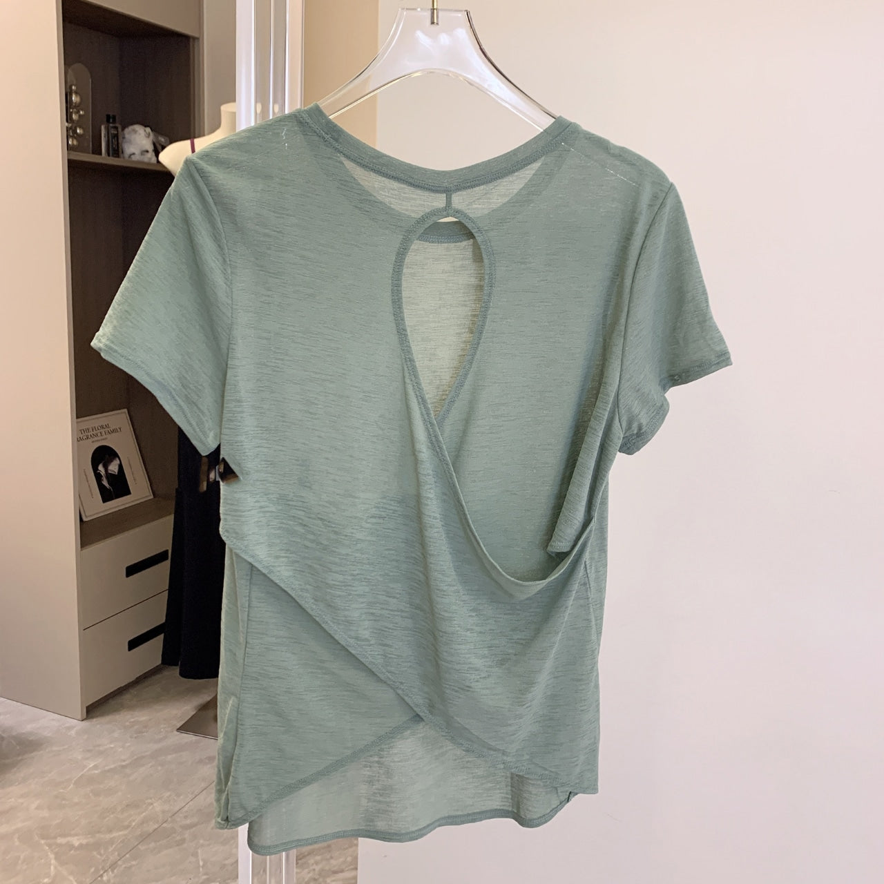 Mana Basic Loose cross back T-shirt 2266