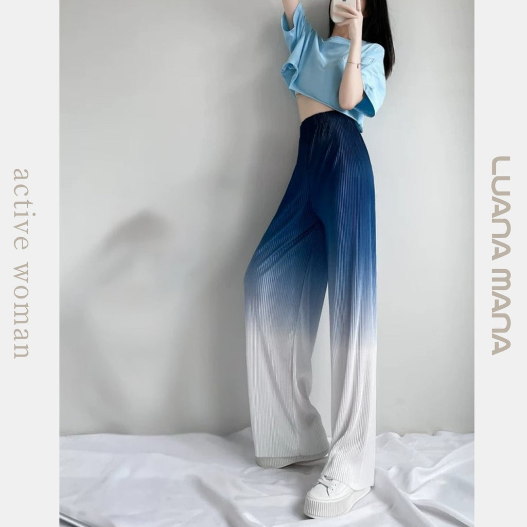 Mana Muse gradient casual pants 2273