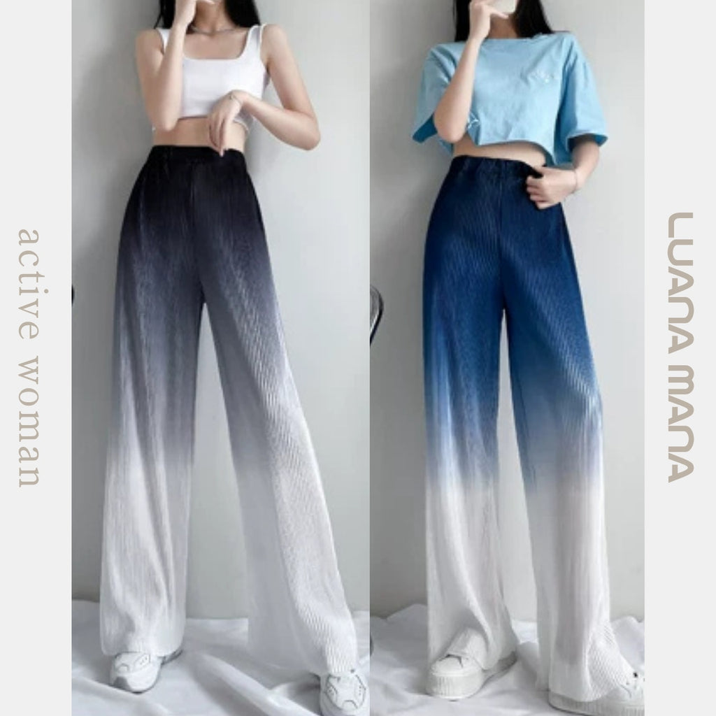 Mana Muse gradient casual pants 2273
