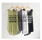 Mana Basic Korean style loose style tank top 2277