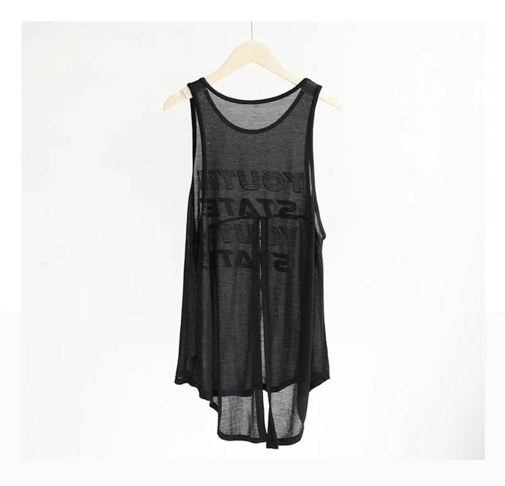 Mana Basic Korean style loose style tank top 2277
