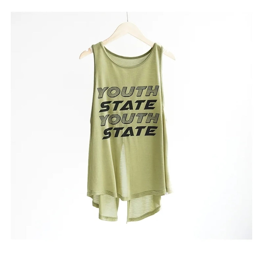Mana Basic Korean style loose style tank top 2277