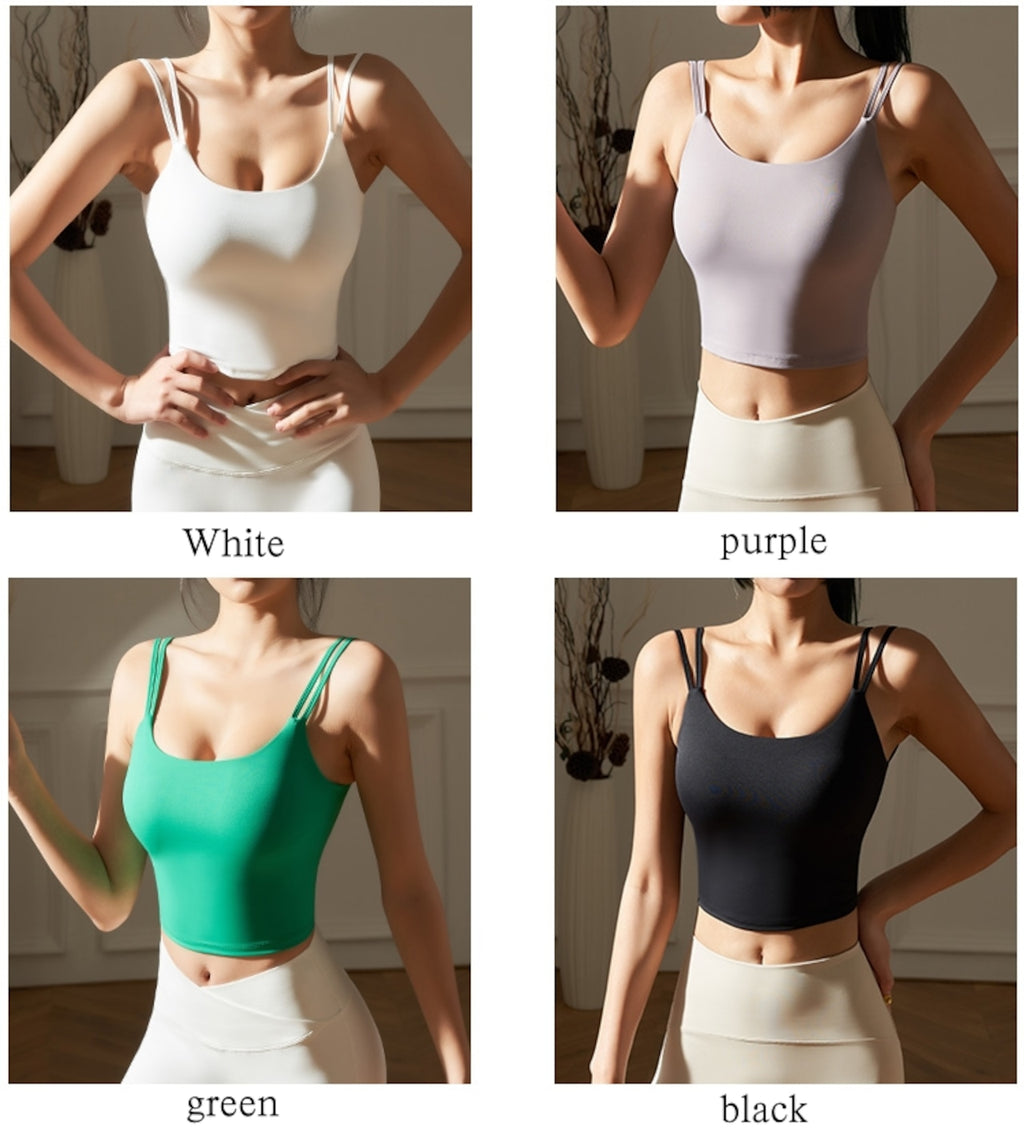 Mana Muse double strap twist bra top 2279
