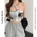 Mana Muse one shoulder niche bra top 2280