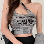 Mana Muse one shoulder niche bra top 2280
