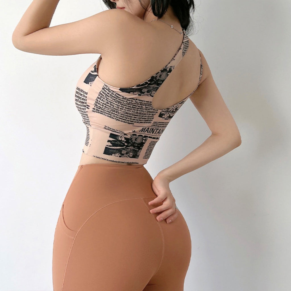 Mana Muse one shoulder niche bra top 2280