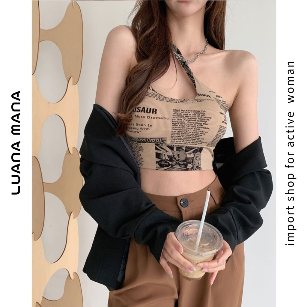 Mana Muse one shoulder niche bra top 2280