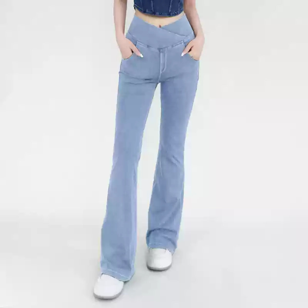Mana Basic high waisted denim leggings 2287
