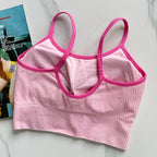 Mana Basic American retro sports short bra top 2366