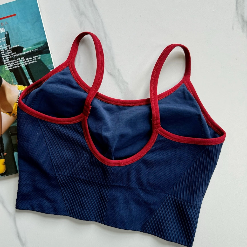 Mana Basic American retro sports short bra top 2366