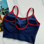 Mana Basic American retro sports short bra top 2366