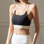 Mana Muse thin strap bicolor bra top 2395
