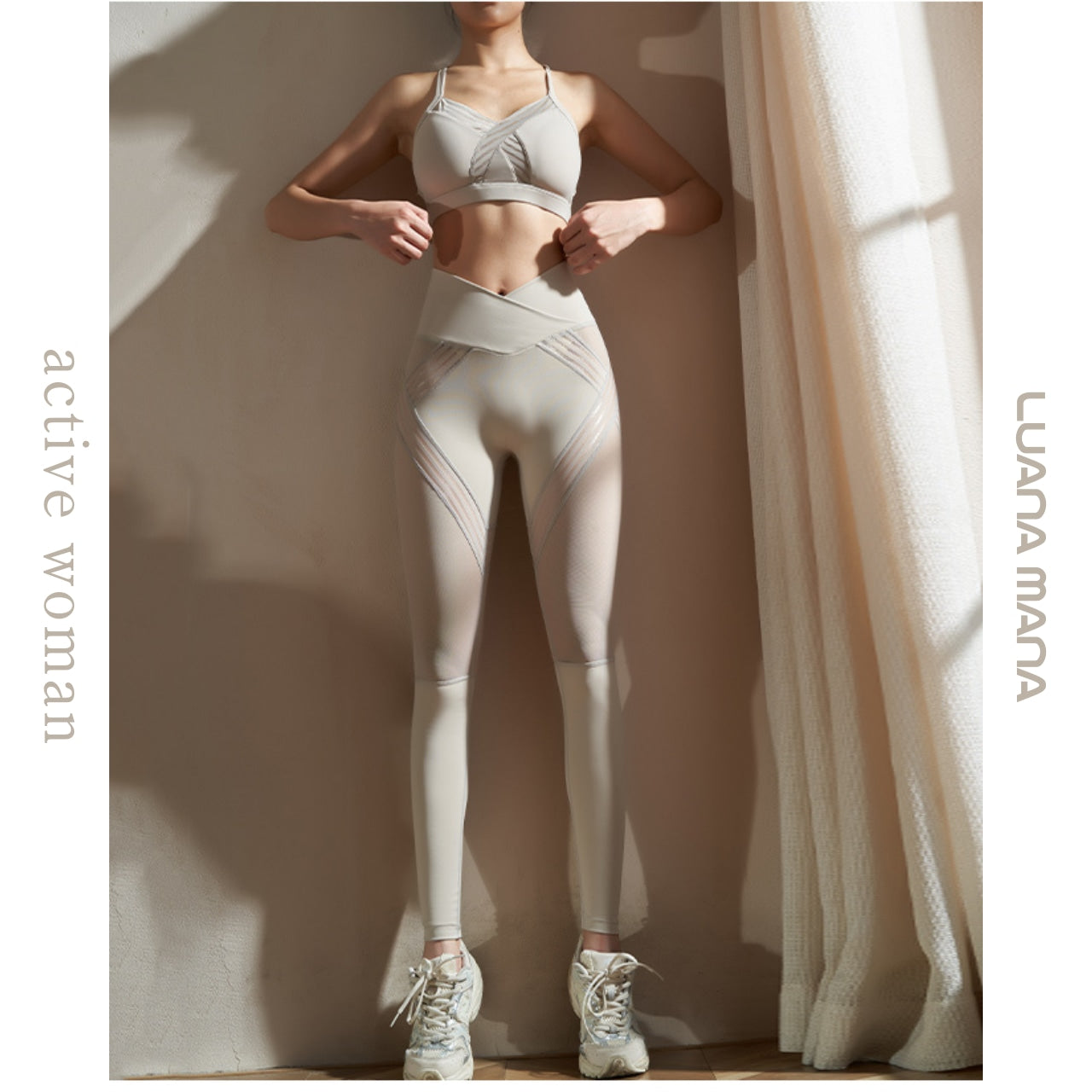Mana Muse sexy mesh design leggings 2401