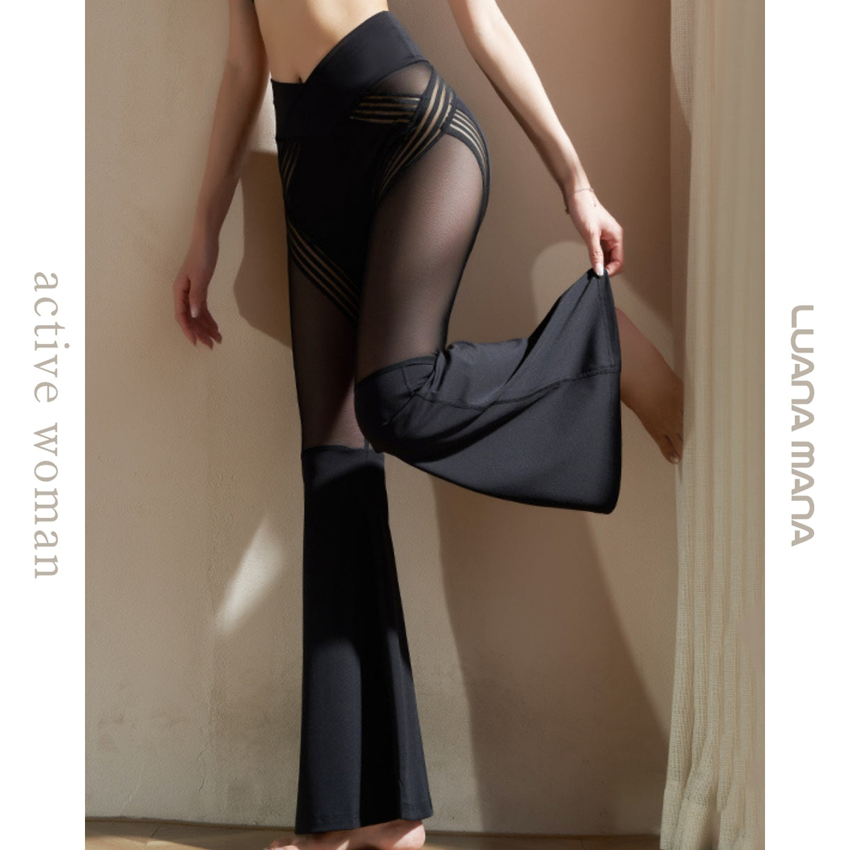 Mana Muse sexy mesh design pants 2402