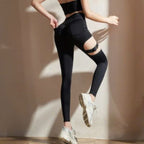 Mana Muse sexy hollow peach hip-lifting yoga pants 2488
