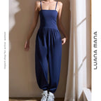Mana Muse sexy sling yoga suit jumpsuit setup 2495