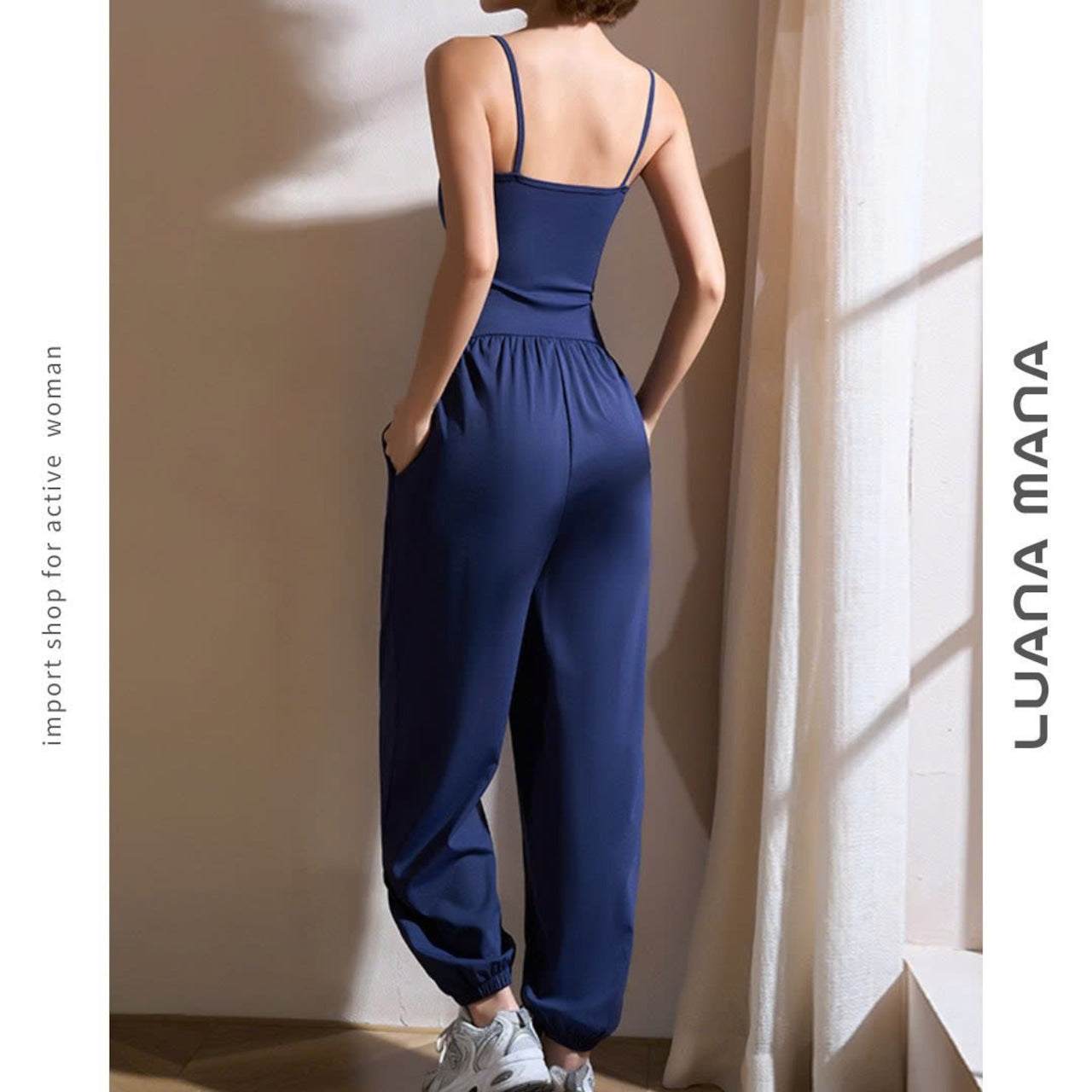 Mana Muse sexy sling yoga suit jumpsuit setup 2495