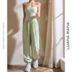 Mana Muse sexy sling yoga suit jumpsuit setup 2495