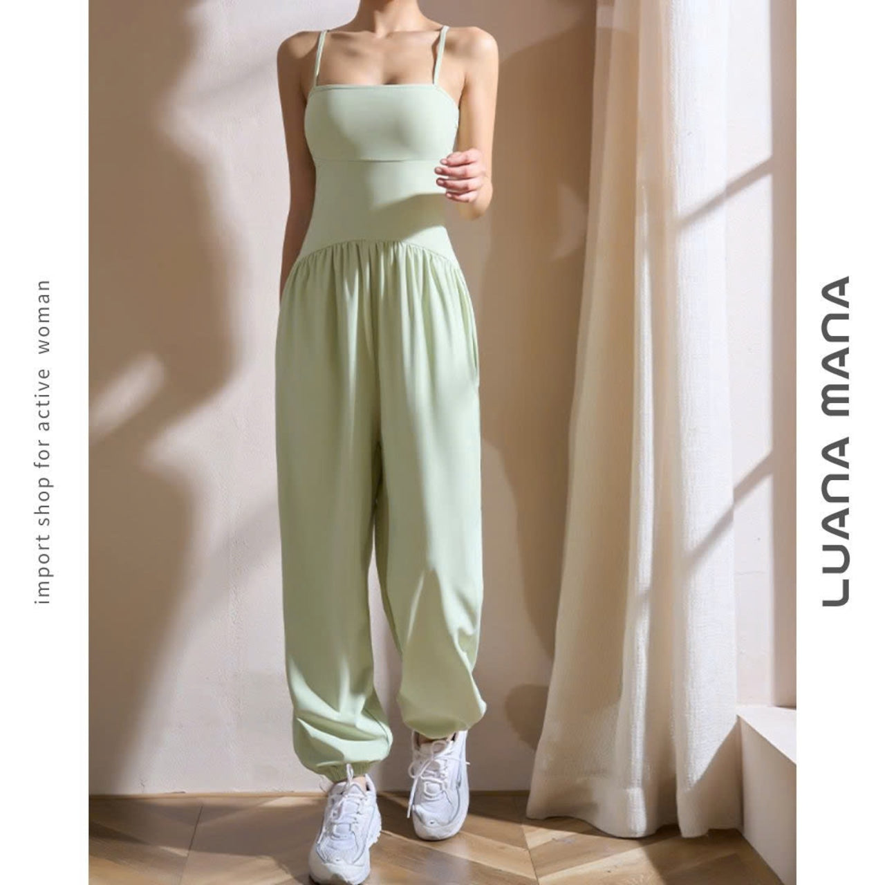 Mana Muse sexy sling yoga suit jumpsuit setup 2495