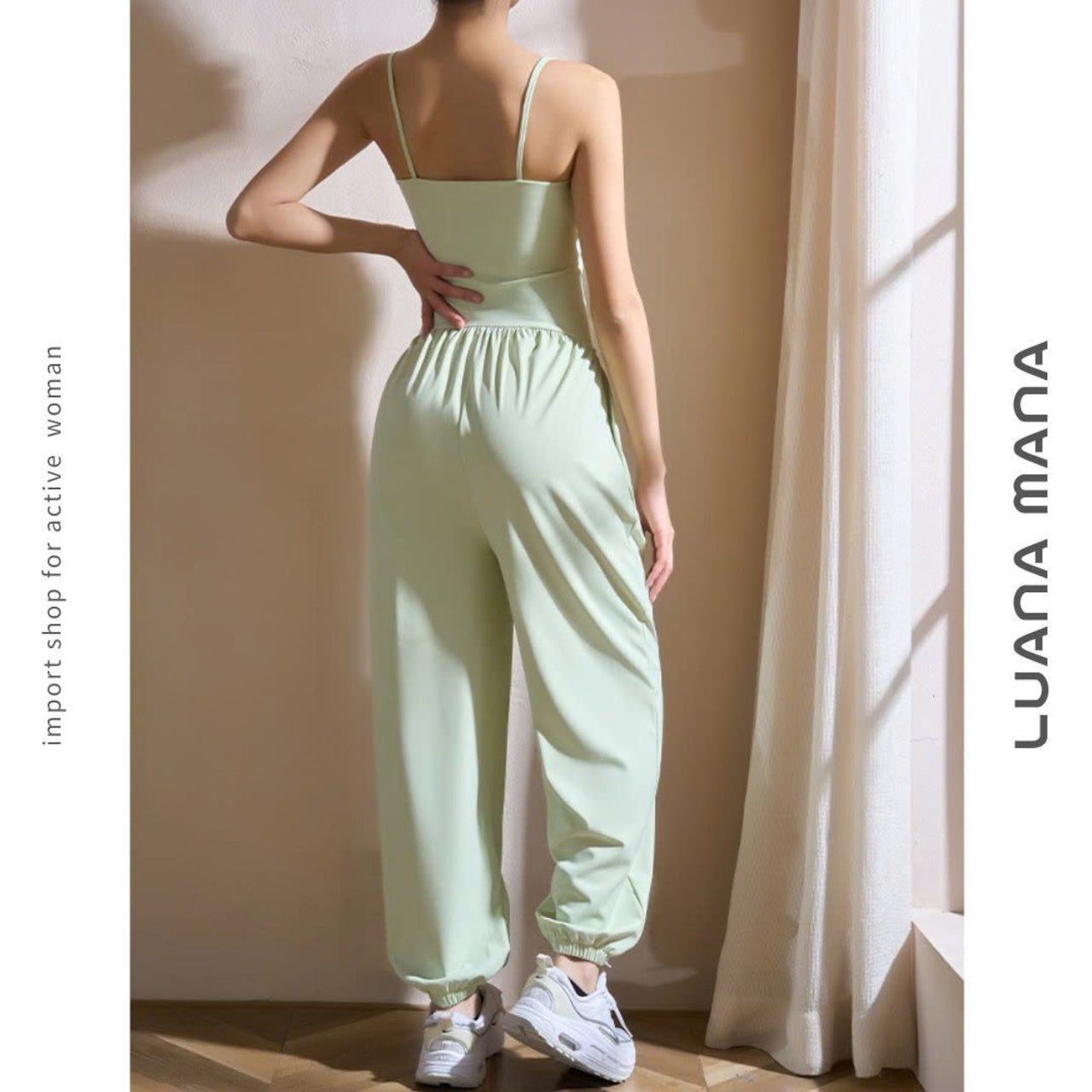 Mana Muse sexy sling yoga suit jumpsuit setup 2495