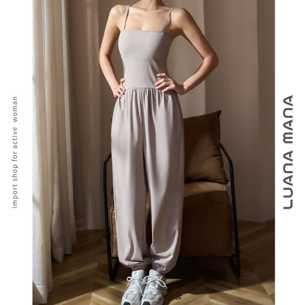 Mana Muse sexy sling yoga suit jumpsuit setup 2495