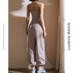 Mana Muse sexy sling yoga suit jumpsuit setup 2495