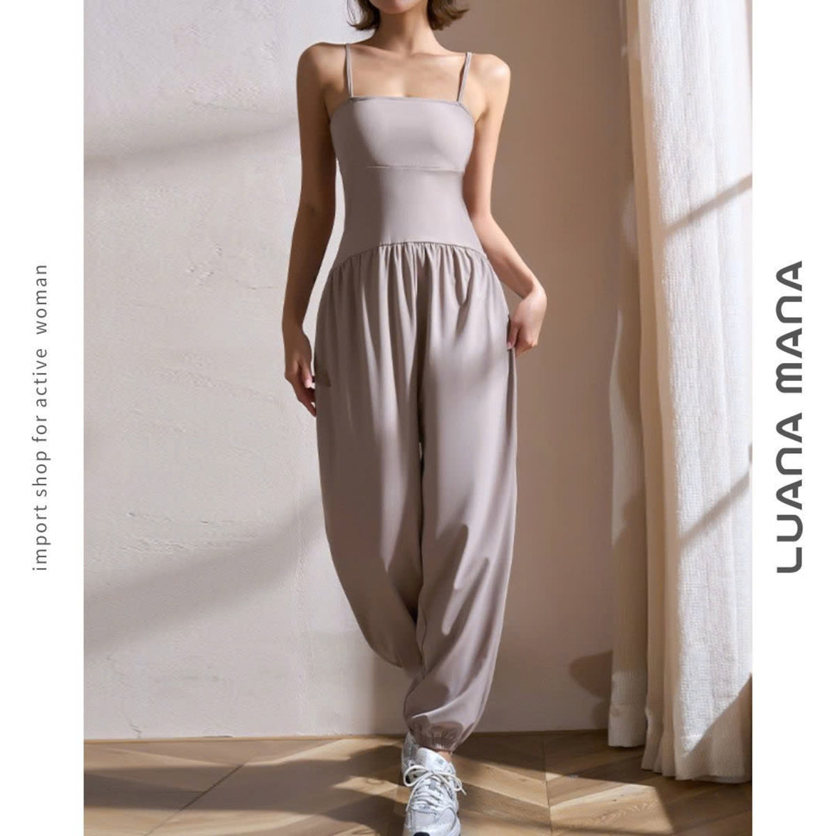 Mana Muse sexy sling yoga suit jumpsuit setup 2495