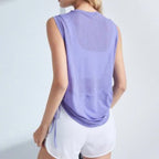 Mana Basic airy flow side-tie yoga top 2506