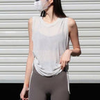 Mana Basic airy flow side-tie yoga top 2506