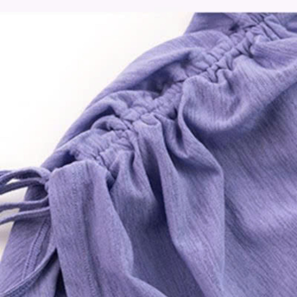 Mana Basic airy flow side-tie yoga top 2506