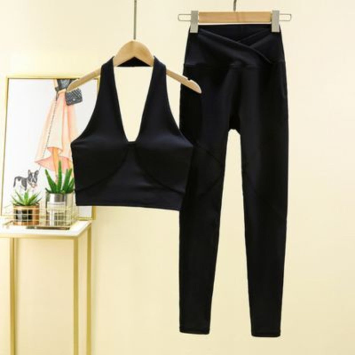 Mana Muse halter neck yoga set up 2517