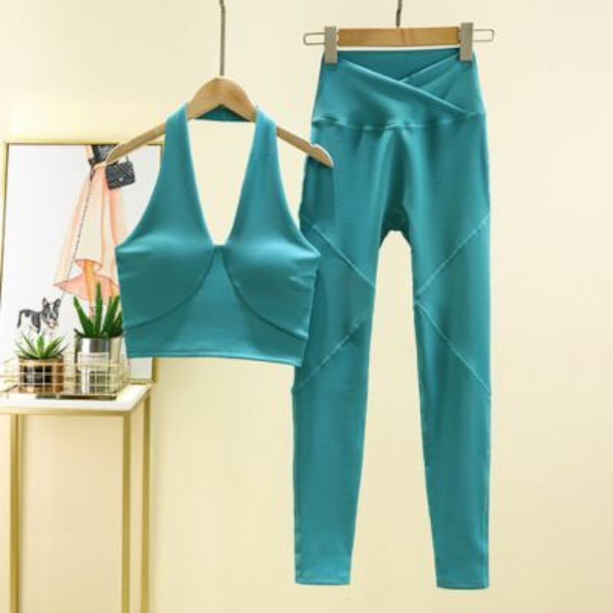 Mana Muse halter neck yoga set up 2517